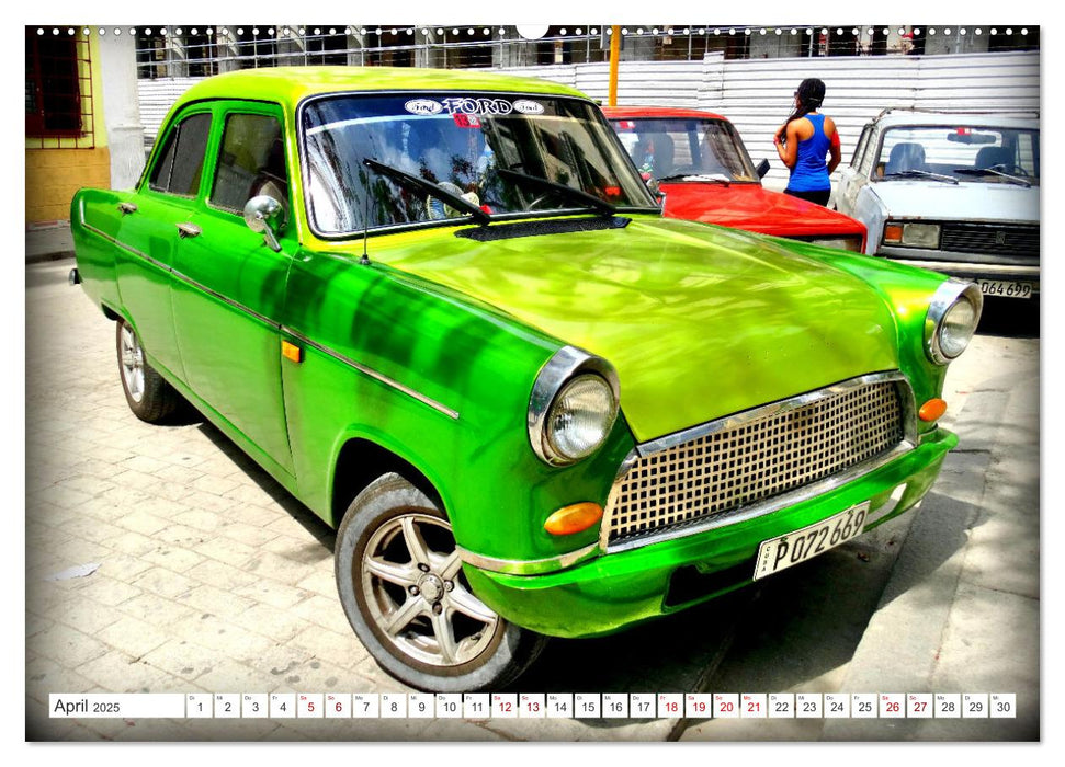 FORD CONSUL - Ein britischer Klassiker in Kuba (CALVENDO Premium Wandkalender 2025)