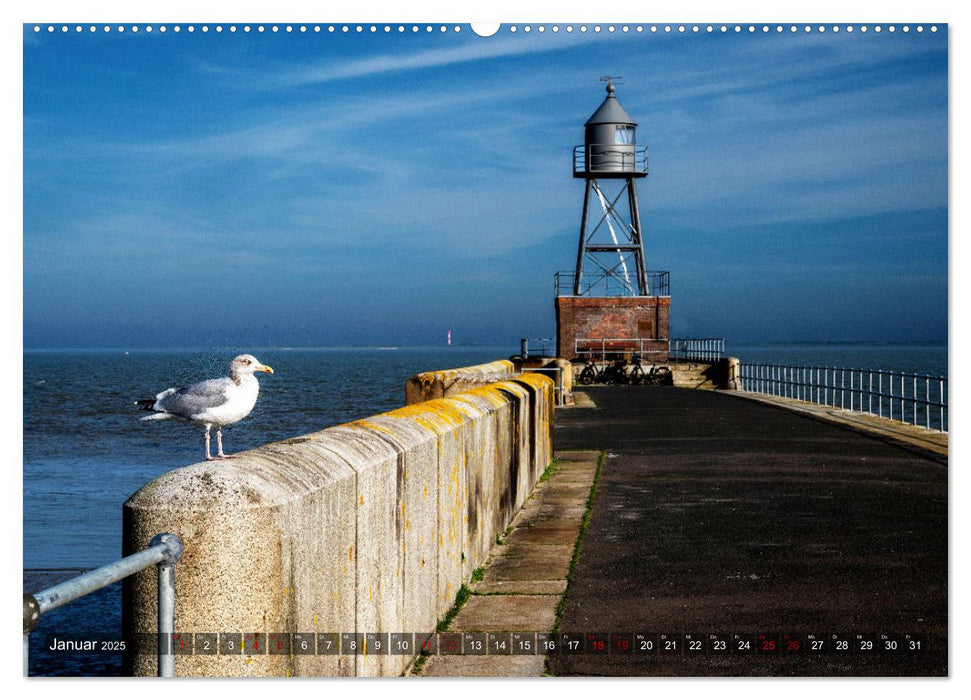 Bis zum Horizont. Der Himmel über Norddeutschland. (CALVENDO Premium Wandkalender 2025)