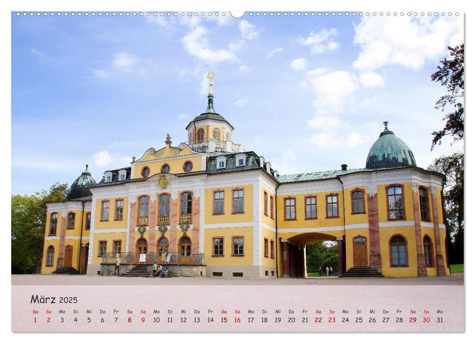 Schlösser in Ostdeutschland (CALVENDO Premium Wandkalender 2025)