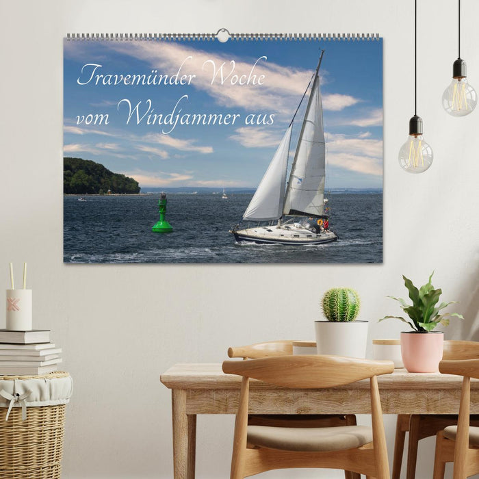 Travemünder Woche vom Windjammer aus (CALVENDO Wandkalender 2025)