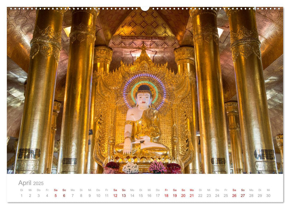 BUDDHA - Im Reich der Achtsamkeit (CALVENDO Premium Wandkalender 2025)