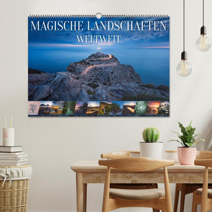 Magische Landschaften Weltweit (CALVENDO Wandkalender 2025)