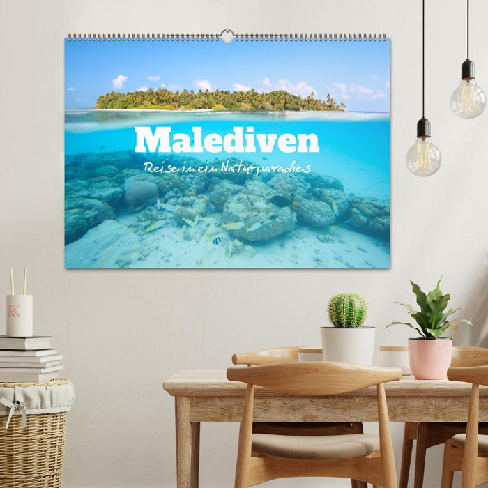 Malediven - Reise in ein Naturparadies (CALVENDO Wandkalender 2025)