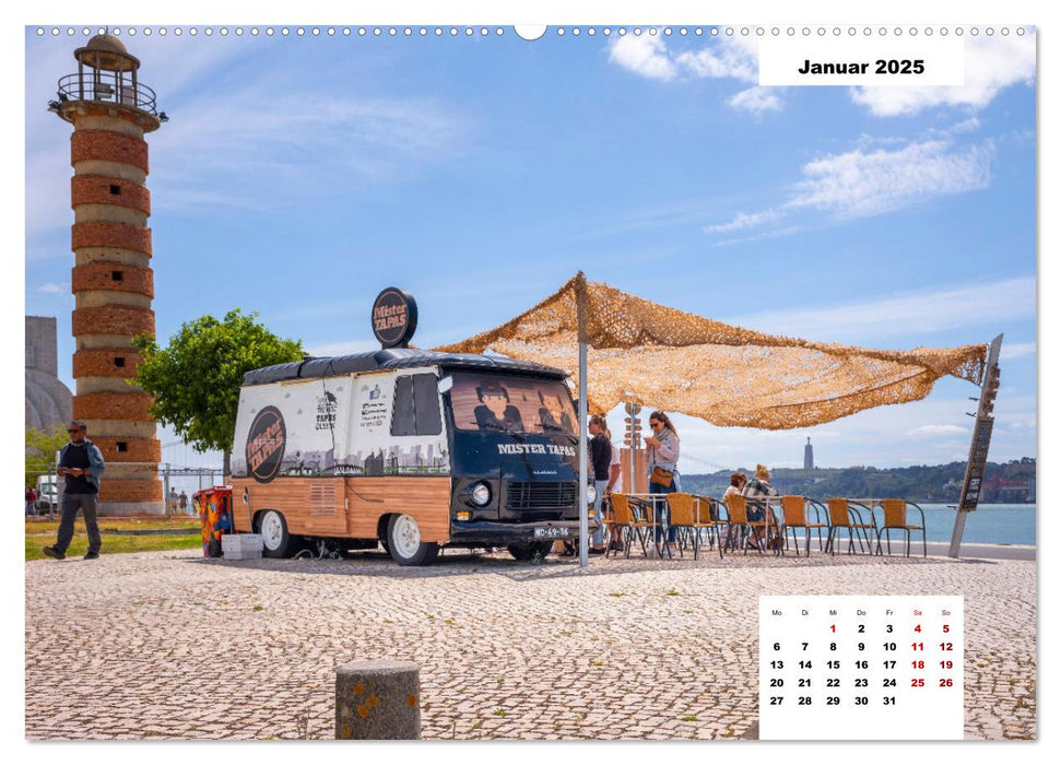 Lissabon - Eine Metropole, die vielseitiger kaum sein kann. (CALVENDO Premium Wandkalender 2025)