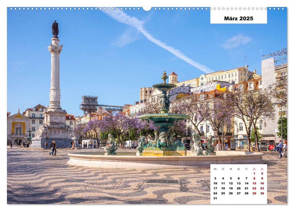 Lissabon - Eine Metropole, die vielseitiger kaum sein kann. (CALVENDO Premium Wandkalender 2025)