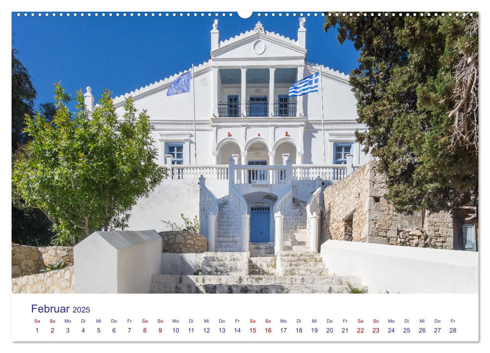 Insel Chalki (CALVENDO Premium Wandkalender 2025)