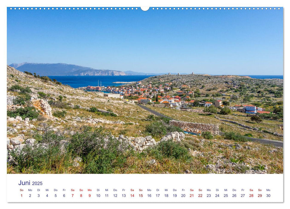 Insel Chalki (CALVENDO Premium Wandkalender 2025)