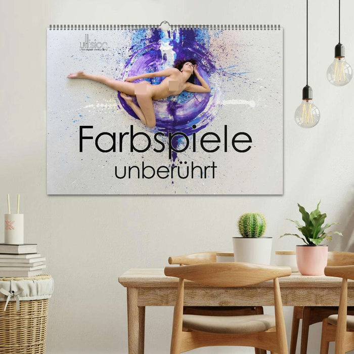 Farbspiele - unberührt (CALVENDO Wandkalender 2025)