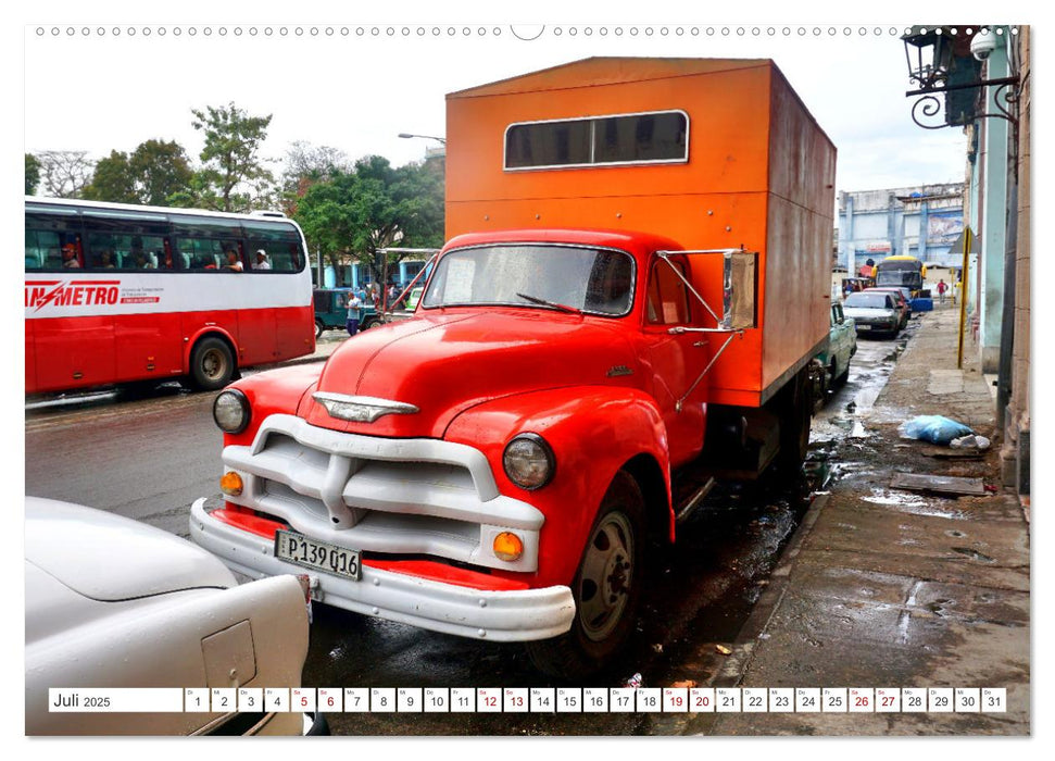 CHEVY POWER - Amerikanische Pickup Trucks in Kuba (CALVENDO Premium Wandkalender 2025)