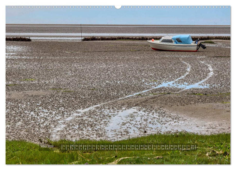 Mandø - Perle im dänischen Wattenmeer (CALVENDO Wandkalender 2025)