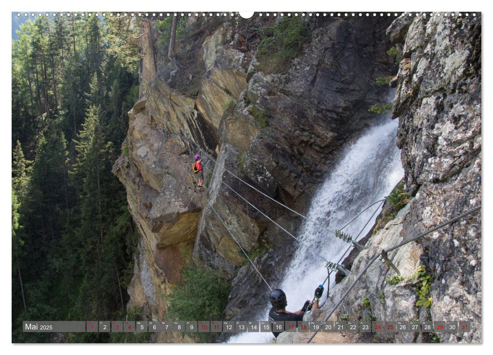 Via Ferratas - Klettersteige (CALVENDO Premium Wandkalender 2025)