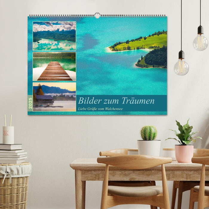 Bilder zum Träumen - Liebe Grüße vom Walchensee (CALVENDO Wandkalender 2025)