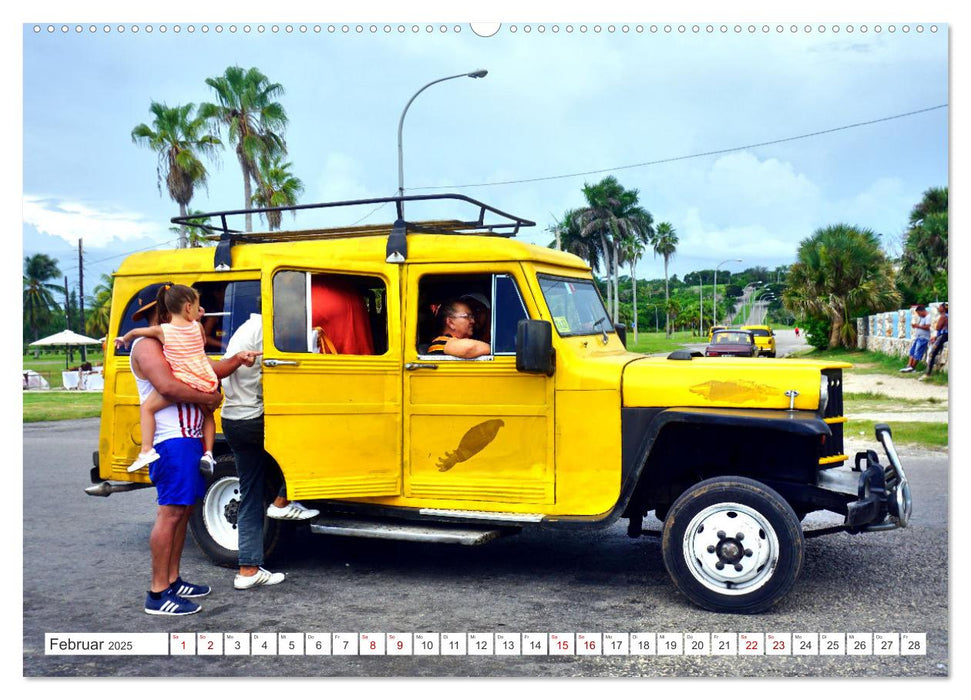 Willys Station Wagon - Ein Taxi mit Kultstatus in Kuba (CALVENDO Premium Wandkalender 2025)