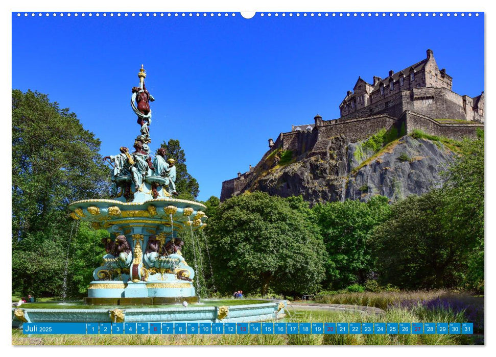 Postkartenmotive aus Edinburgh (CALVENDO Premium Wandkalender 2025)