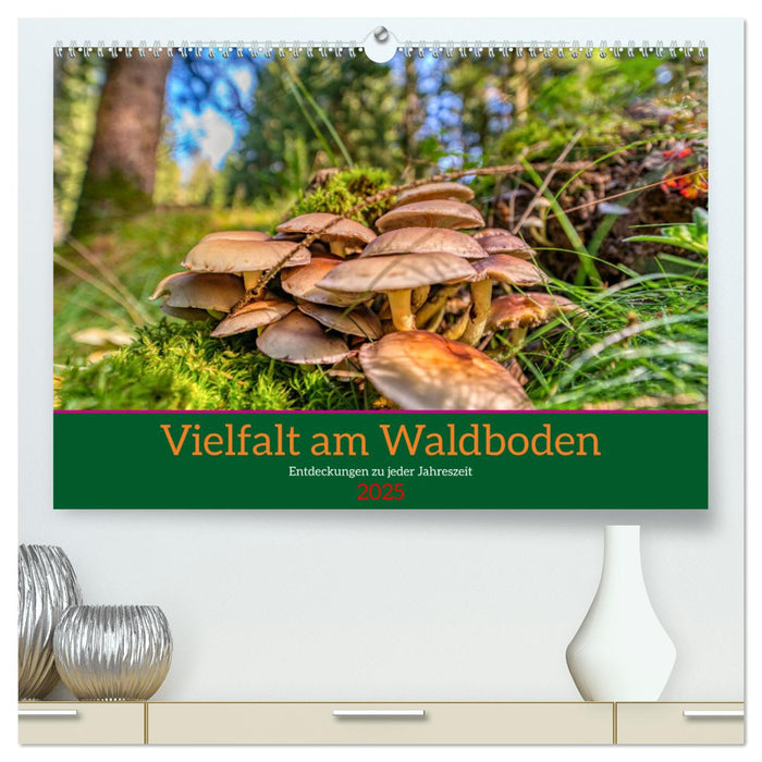 Vielfalt am Waldboden (CALVENDO Premium Wandkalender 2025)