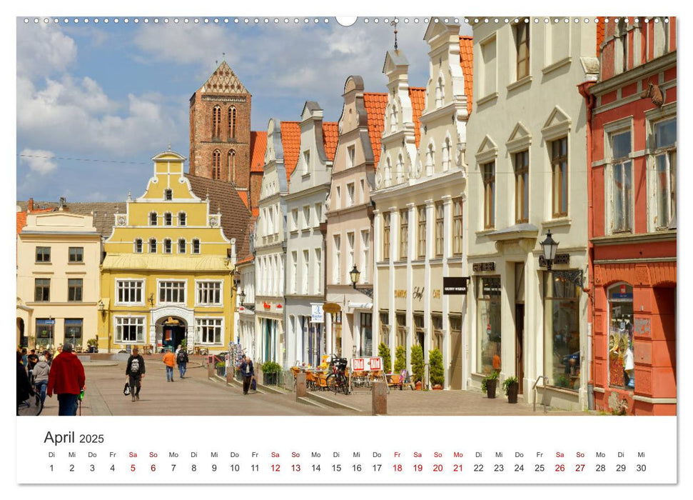 Unser schönes Wismar (CALVENDO Premium Wandkalender 2025)