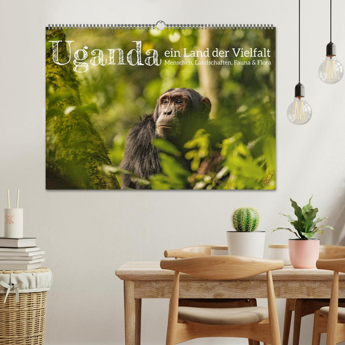 Uganda - ein Land der Vielfalt (CALVENDO Wandkalender 2025)