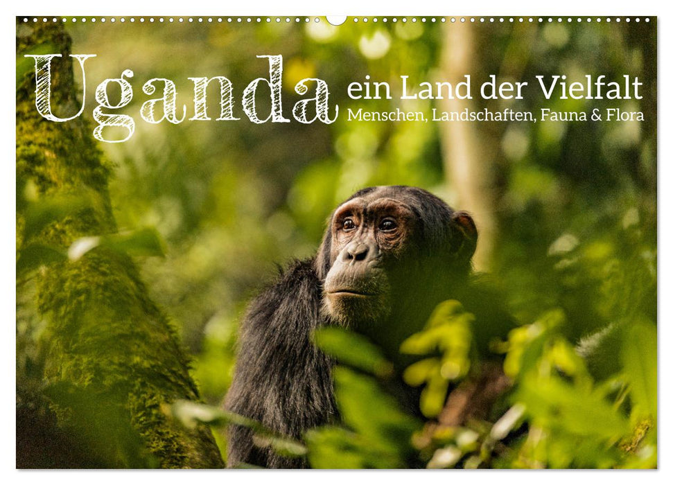 Uganda - ein Land der Vielfalt (CALVENDO Wandkalender 2025)