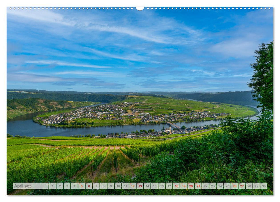 Die Mosel zwischen Koblenz und Trier (CALVENDO Wandkalender 2025)