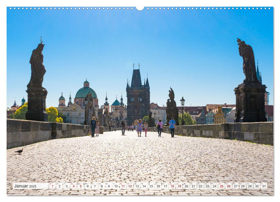 Historisches Prag (CALVENDO Premium Wandkalender 2025)