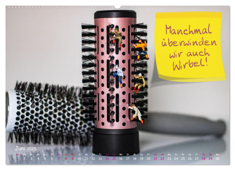 Hairliche Sprüche für alle Haareszeiten (CALVENDO Premium Wandkalender 2025)