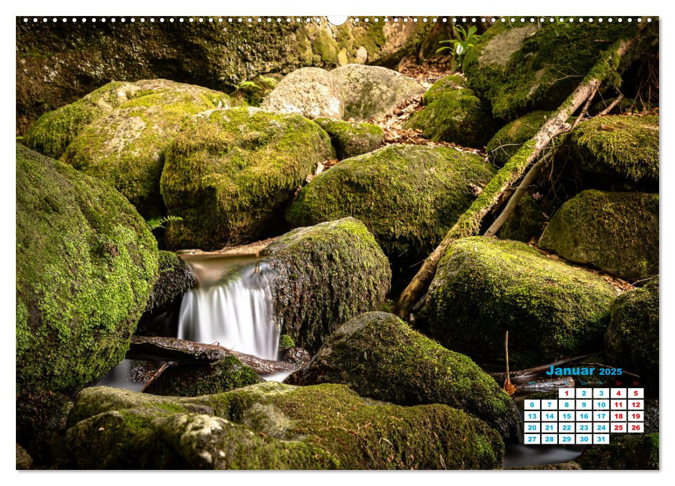 Wasserfall im Bühlertal (CALVENDO Premium Wandkalender 2025)