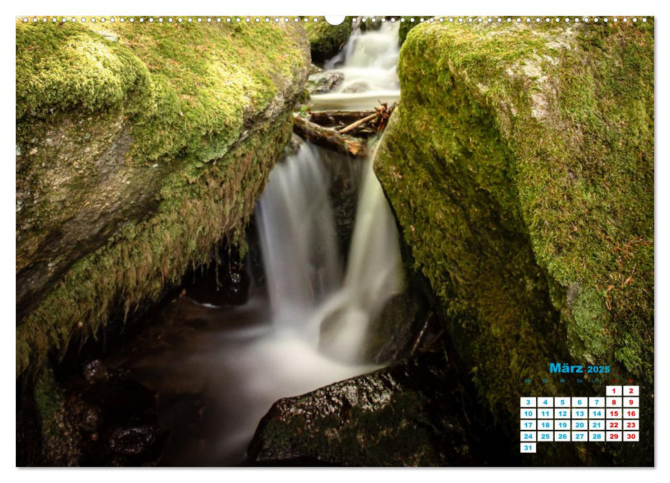 Wasserfall im Bühlertal (CALVENDO Premium Wandkalender 2025)