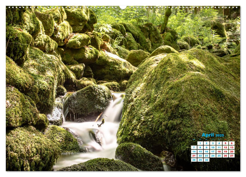 Wasserfall im Bühlertal (CALVENDO Premium Wandkalender 2025)