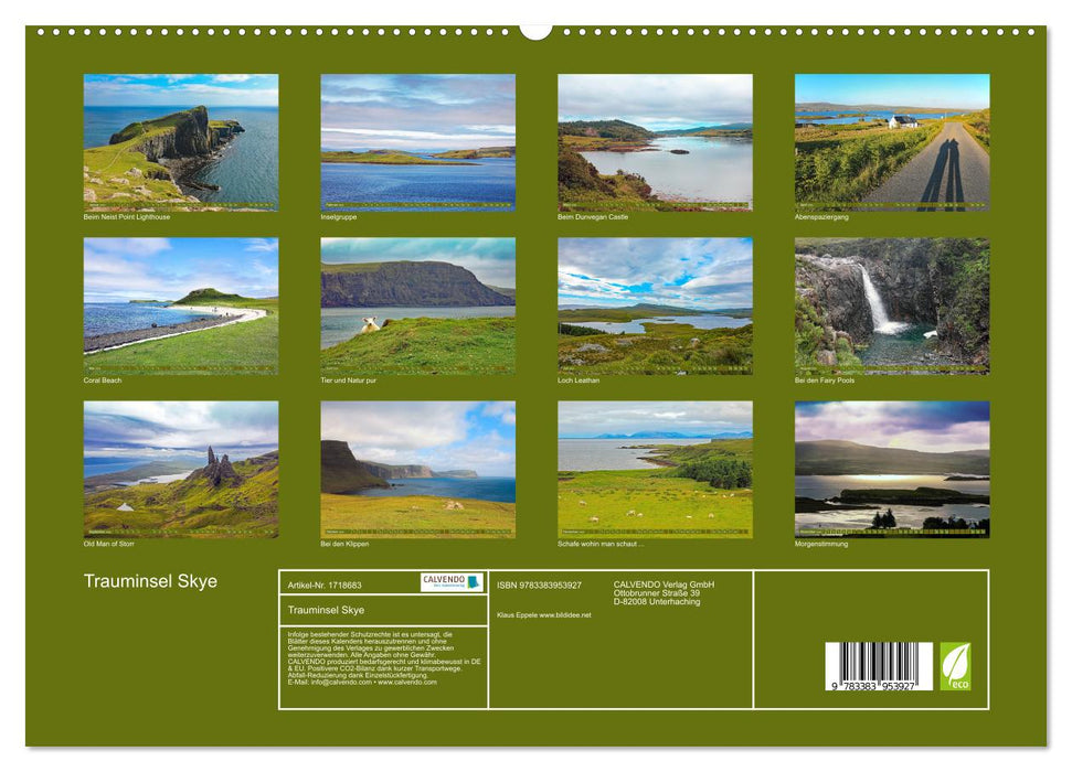 Trauminsel Skye (CALVENDO Premium Wandkalender 2025)