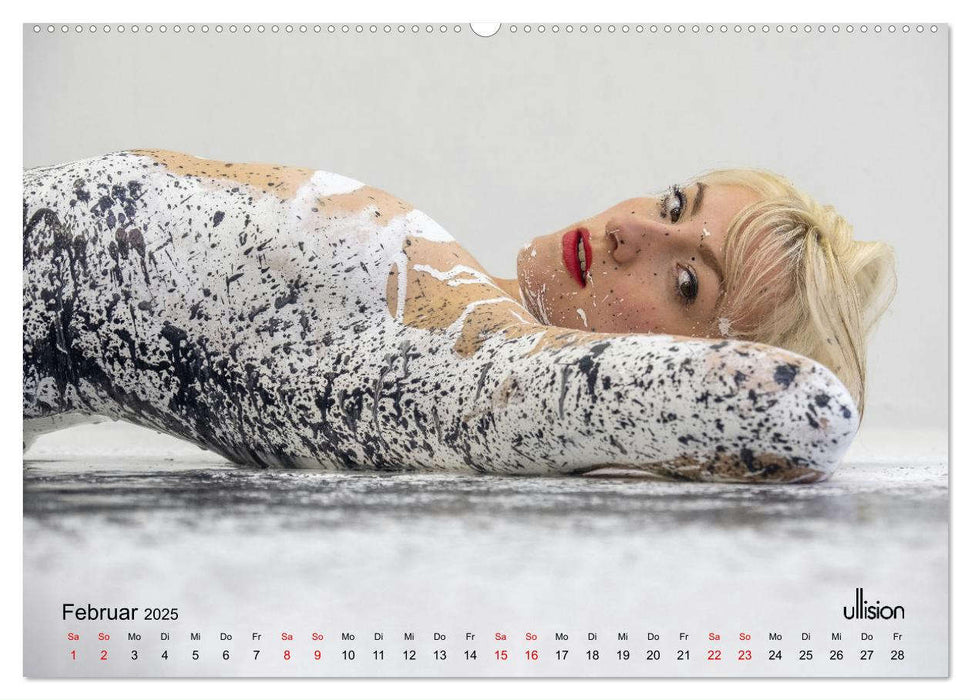 PIPPA CRASH – schwarz zu rot (CALVENDO Premium Wandkalender 2025)