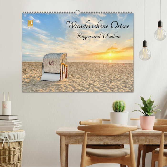 Wunderschöne Ostsee Rügen und Usedom (CALVENDO Wandkalender 2025)