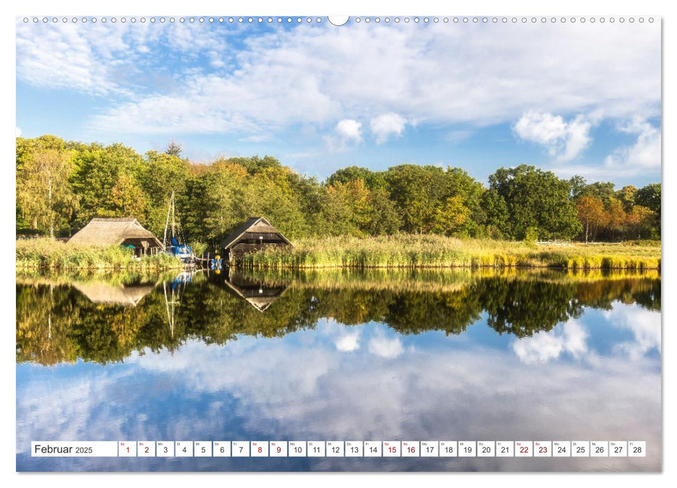 Fischland Darß, Land zwischen Ostsee und Bodden (CALVENDO Wandkalender 2025)