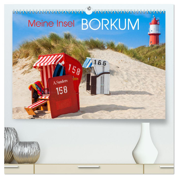 Meine Insel Borkum (CALVENDO Premium Wandkalender 2025)