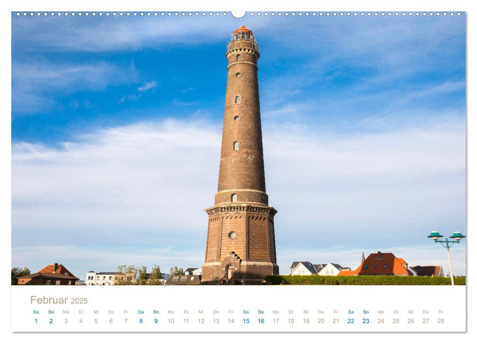 Meine Insel Borkum (CALVENDO Premium Wandkalender 2025)