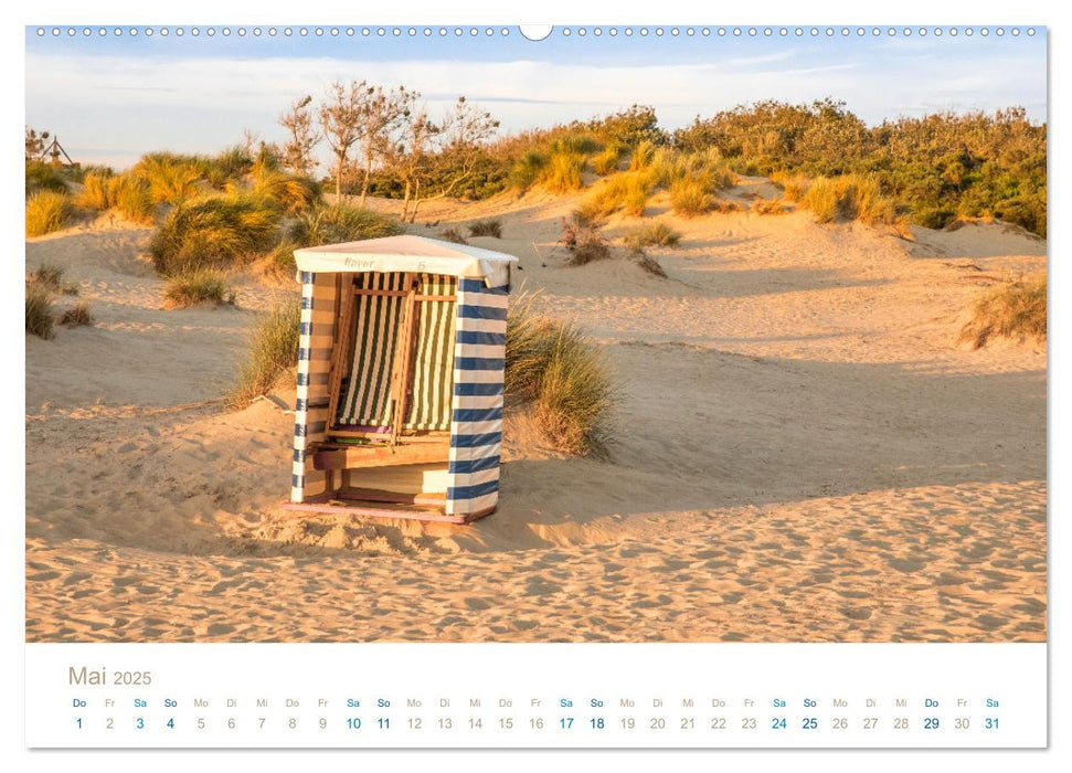 Meine Insel Borkum (CALVENDO Premium Wandkalender 2025)