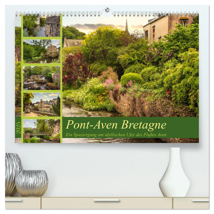 Pont-Aven Bretagne (CALVENDO Premium Wandkalender 2025)