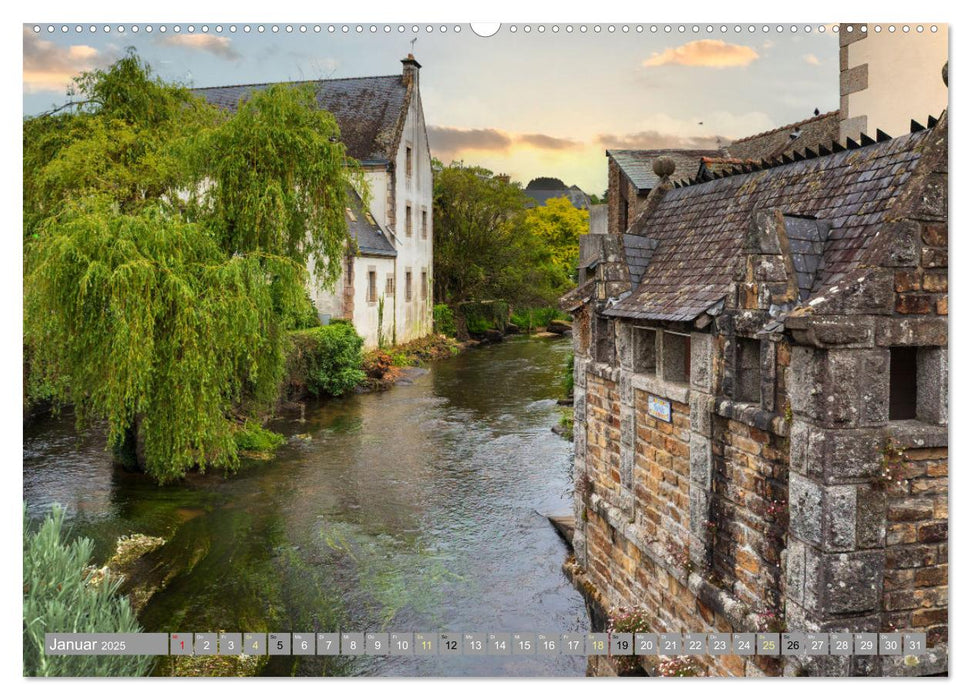 Pont-Aven Bretagne (CALVENDO Premium Wandkalender 2025)