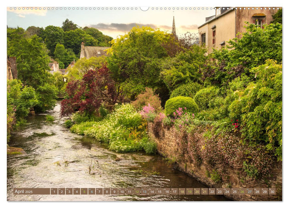 Pont-Aven Bretagne (CALVENDO Premium Wandkalender 2025)