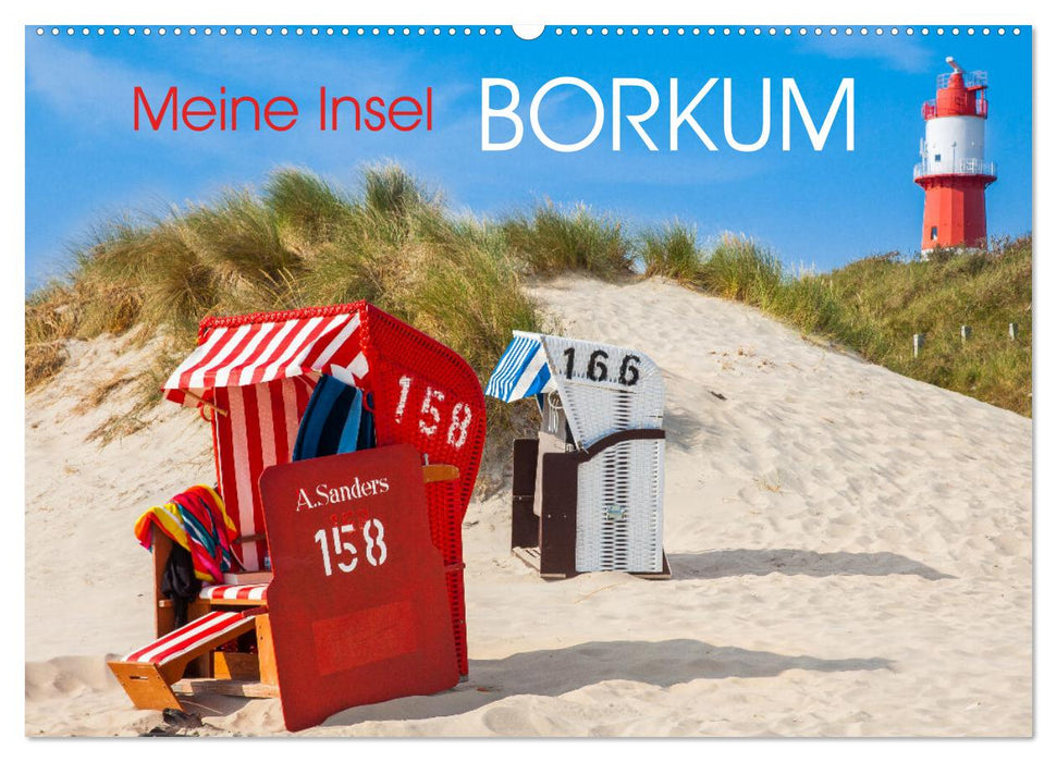 Meine Insel Borkum (CALVENDO Wandkalender 2025)