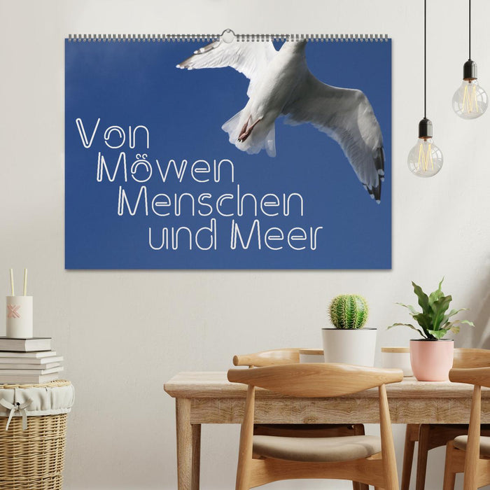 Von Möwen, Menschen und Meer (CALVENDO Wandkalender 2025)