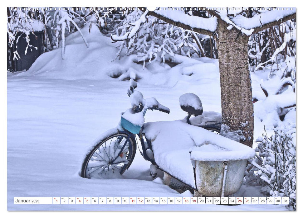 Fahr mal wieder Fahrrad (CALVENDO Premium Wandkalender 2025)