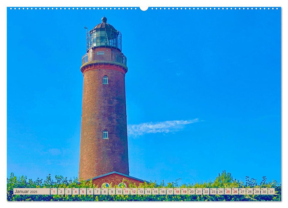 Fischland zwischen Ostsee und Bodden (CALVENDO Wandkalender 2025)