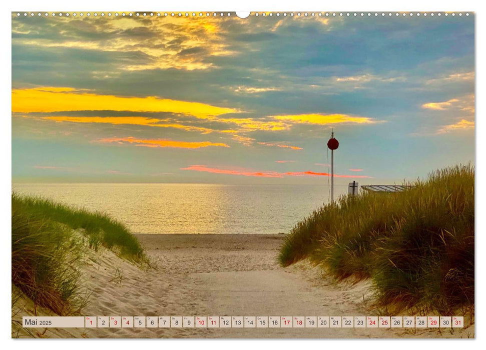 Fischland zwischen Ostsee und Bodden (CALVENDO Wandkalender 2025)