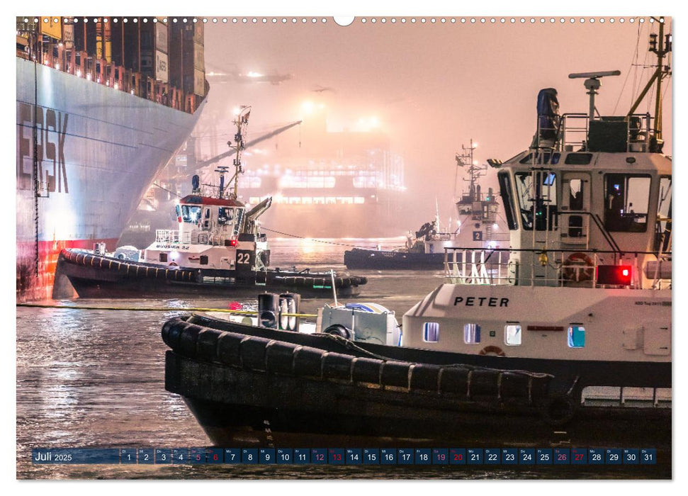 Faszination Hamburger Hafen (CALVENDO Premium Wandkalender 2025)