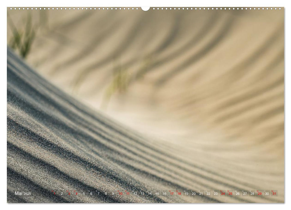 Sand-ART, von Wind und Wellen geformt (CALVENDO Premium Wandkalender 2025)