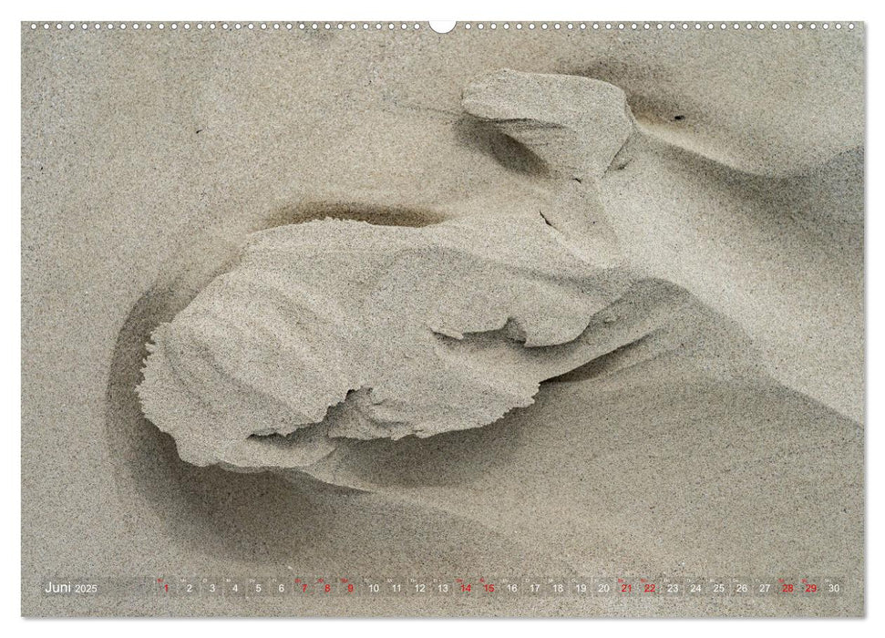 Sand-ART, von Wind und Wellen geformt (CALVENDO Premium Wandkalender 2025)