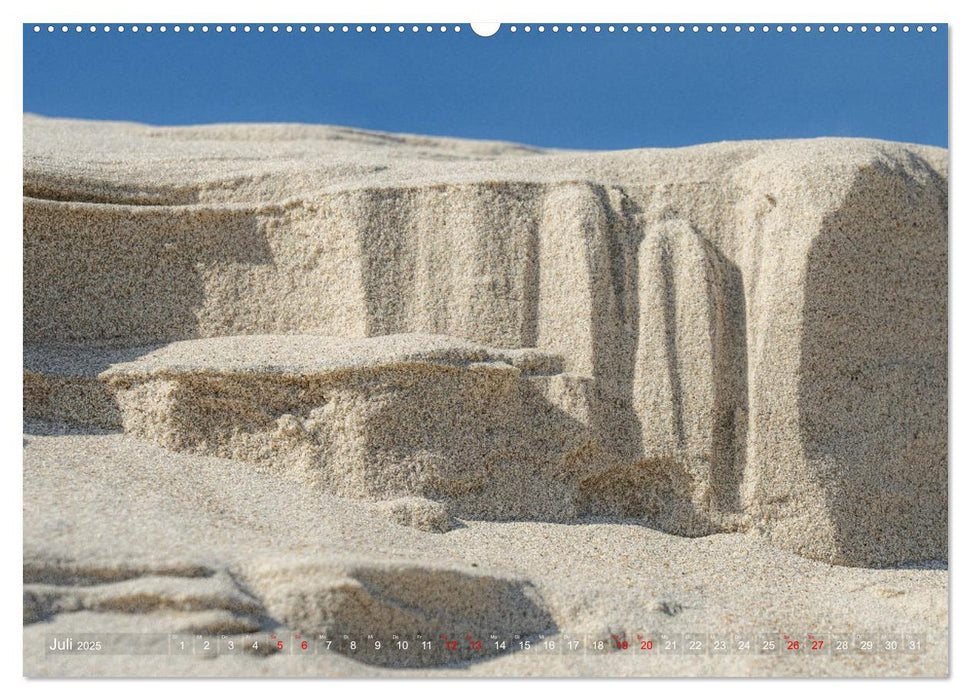 Sand-ART, von Wind und Wellen geformt (CALVENDO Premium Wandkalender 2025)