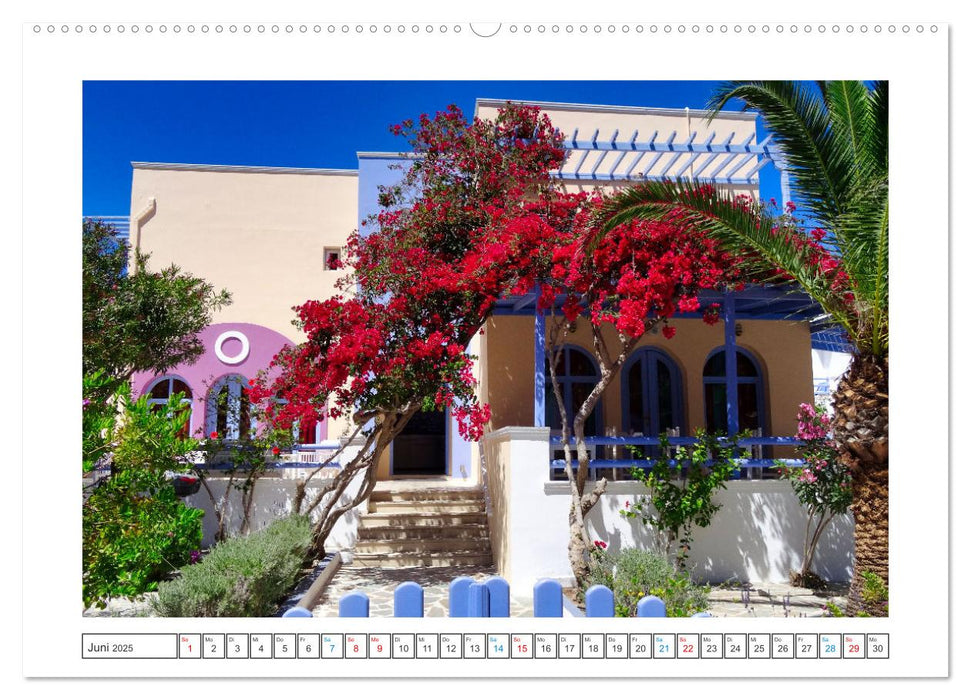 Trauminsel Santorin (CALVENDO Premium Wandkalender 2025)