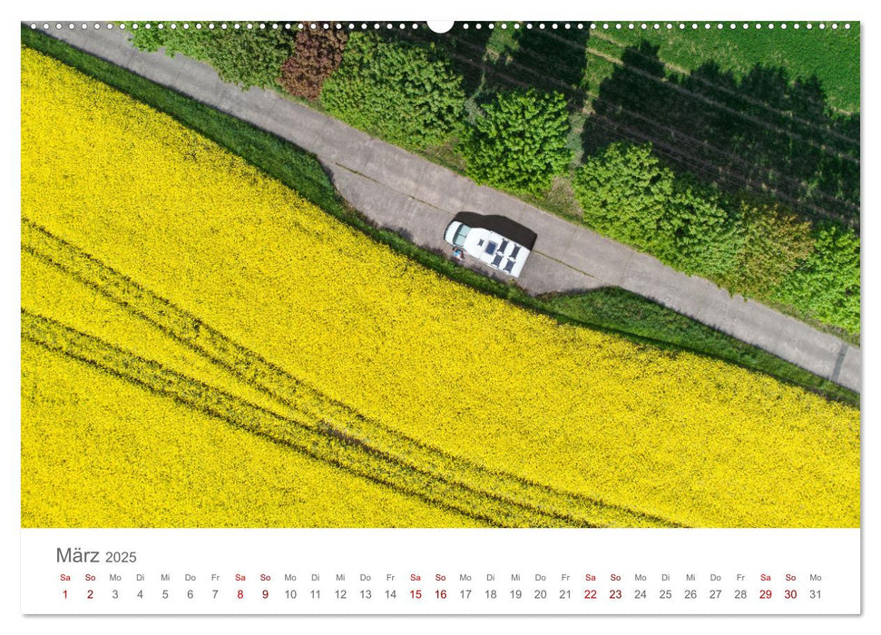 Abenteuer Vanlife - Glücklich unterwegs (CALVENDO Wandkalender 2025)