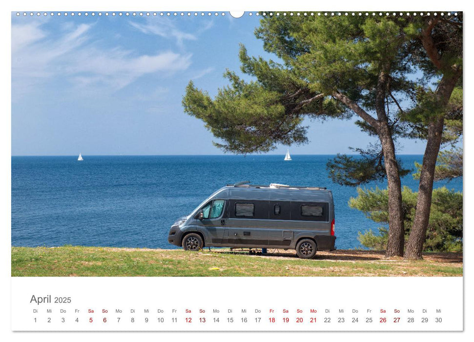 Abenteuer Vanlife - Glücklich unterwegs (CALVENDO Wandkalender 2025)